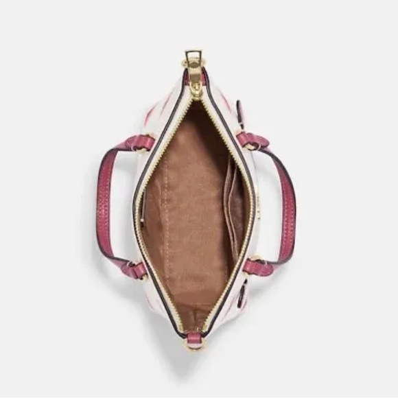 Coach Mini Gallery Crossbody With Stripe Heart Print - Picture 5 of 11